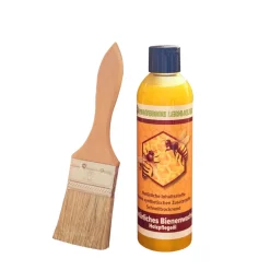 Natürliches Bienenwachs mit Pinsel