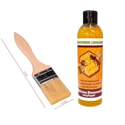 Natürliches Bienenwachs mit Pinsel