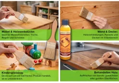 Natürliches Bienenwachs mit Pinsel
