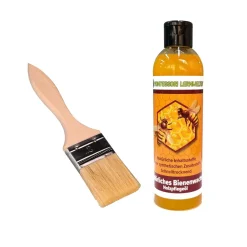 Natürliches Bienenwachs mit Pinsel