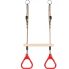 Outdoor 2 in 1 Turnset - Schaukel und Trapez