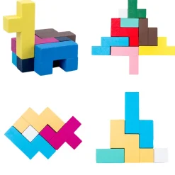 Pentomino aus Holz