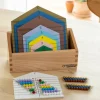 Perlenhäuser mit Perlenstäbchen - Zahlenzerlegung und Addition von 1-10