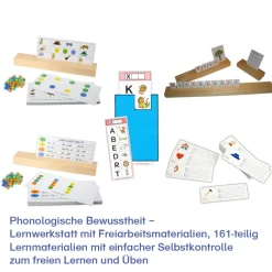 Phonologische Bewusstheit – Lernwerkstatt mit Freiarbeitsmaterialien