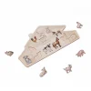 Puzzle Bauernhoftiere aus Holz