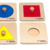 Puzzlesatz mit einzelnen Figuren