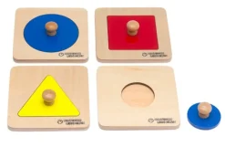 Puzzlesatz mit einzelnen Figuren