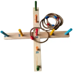 Ringwurfspiel aus Holz