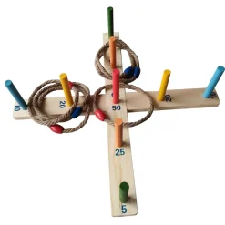 Ringwurfspiel aus Holz