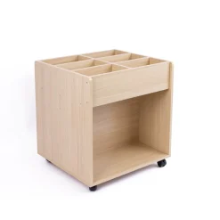 Rollendes Bücherregal