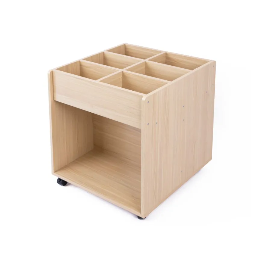 Rollendes Bücherregal
