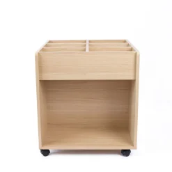 Rollendes Bücherregal