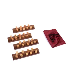 Rummy Cup Brettspiel - Familienspiel mit 108 Spielsteinen für 2 bis 4 Spieler