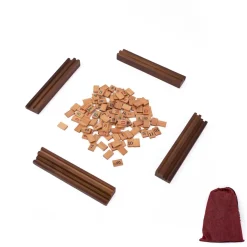 Rummy Cup Brettspiel - Familienspiel mit 108 Spielsteinen für 2 bis 4 Spieler