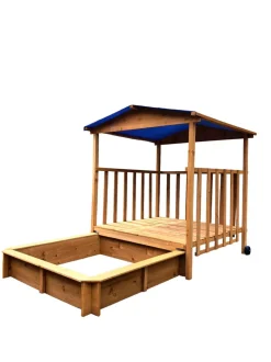 Sandkasten mit Sonnendach