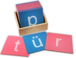 Sandpapierbuchstaben - Kleinbuchstaben