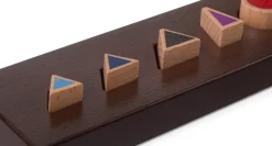 Set: Wortartenstempel aus Holz mit 9 Stempelkissen