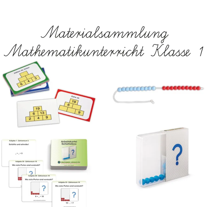Sparset Mathematik Klasse 1 – Übungsaufgaben, Arbeitsblätter und Lernspielzeug