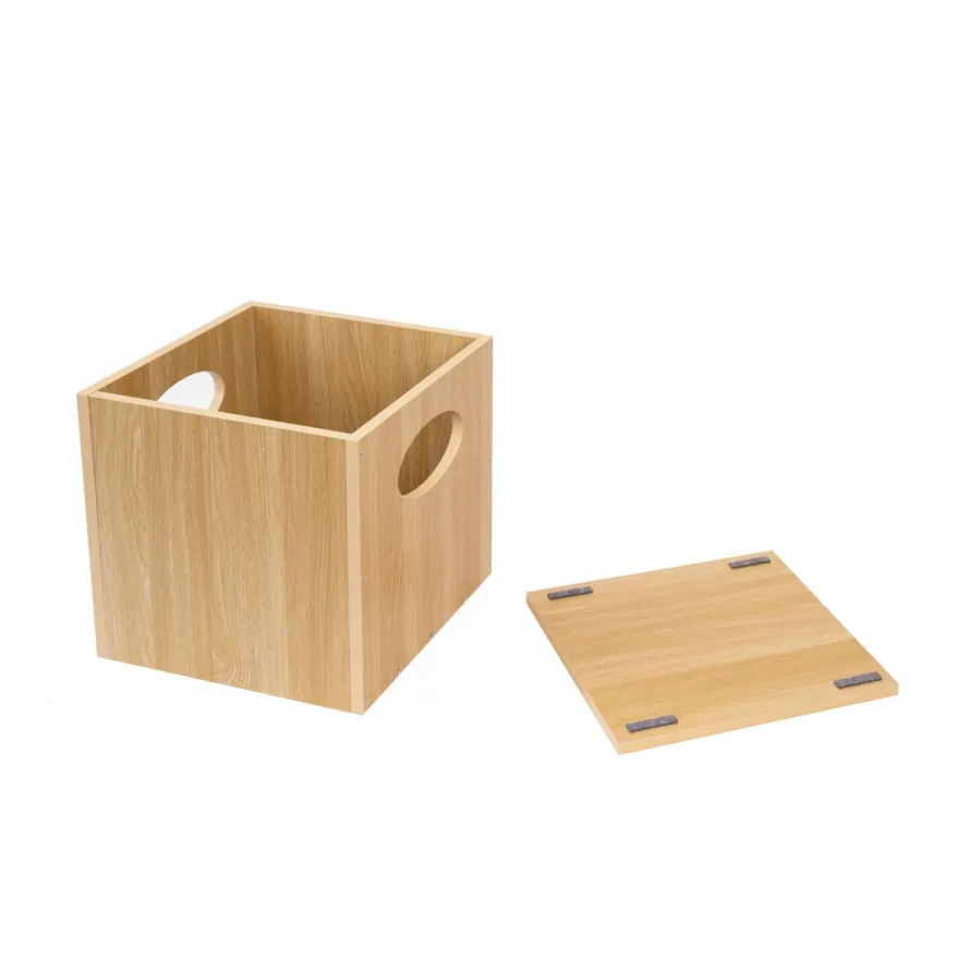 Spielkiste aus Holz - abwischbare Premiumqualität