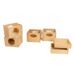 Spielzugregal aus Holz mit Schubladen - Premiumqualität