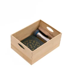Stapelkiste aus Bambus, 32,5 x 24,5 x 15 cm