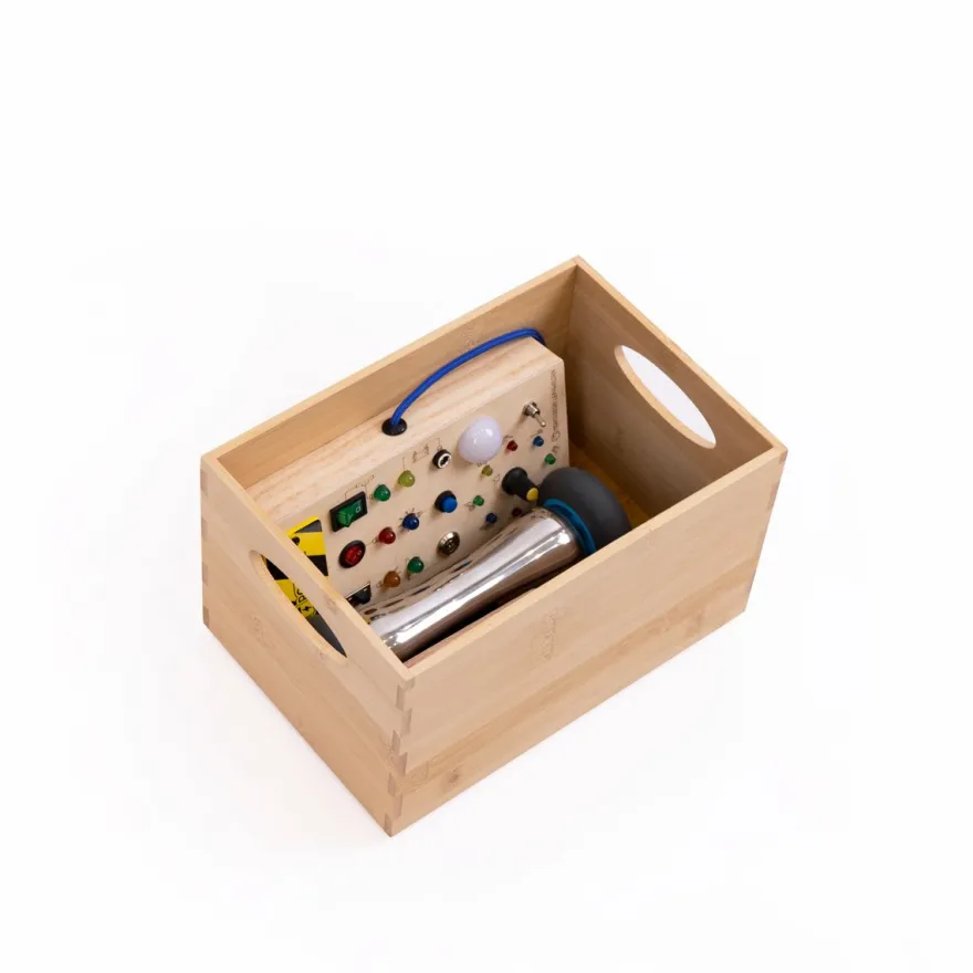 Stapelkiste aus Bambus, 24,5 x 16,5 x 15 cm