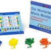 12 Stöpselkarten - Wortarten nach Montessori