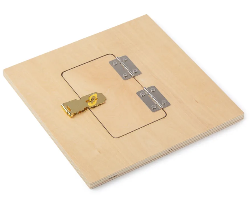 6 Verschlussrahmen aus Holz
