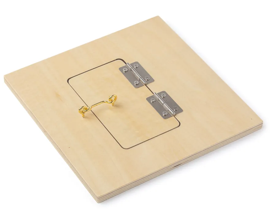 6 Verschlussrahmen aus Holz
