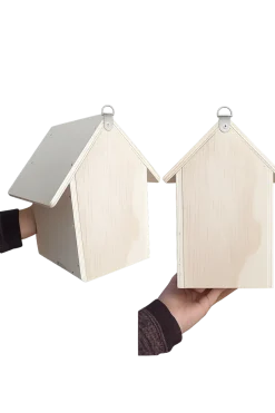 Vogelhaus - Nistkasten als Holzbausatz für Kinder