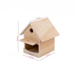 Vogelhaus - Nistkasten als Holzbausatz für Kinder