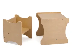 Wendehocker mit Tisch - abwischbare Premiumqualität