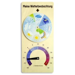 Wetterbeobachtung aus Holz