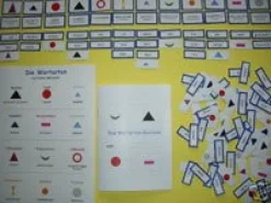 Wortarten Lernmaterial nach Montessori
