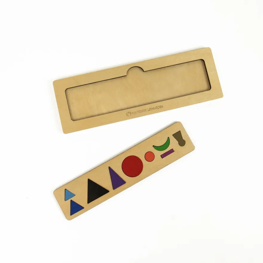 Wortartenschablone aus Holz