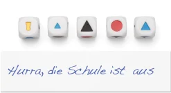Würfel mit Wortartensymbolen, 10 Stück